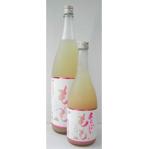 画像: あらごし桃（梅乃宿酒造）　720ｍｌ