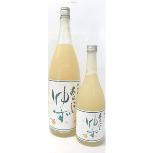 画像: あらごしゆず酒（梅乃宿酒造）　１．８L